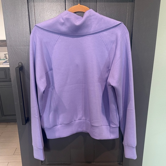 SPANX Air Essentials Periwinkle Half-Zip Pullover - Picture 3 of 3